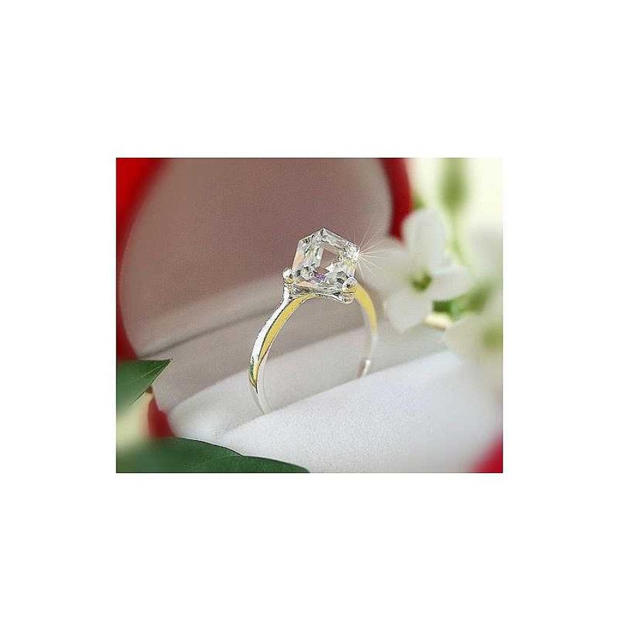 Silberschmuck echt silber | Damen Ring Silber 925 Silberschmuck Zirkonia Sr32