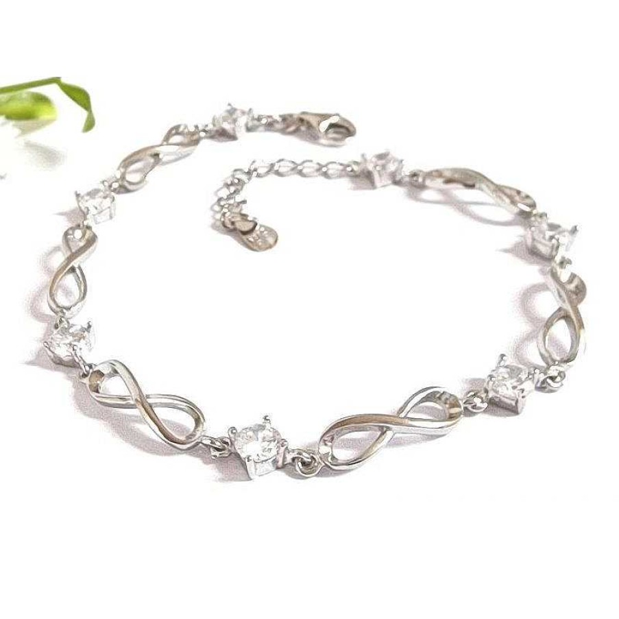 Silberschmuck echt silber | Armband Silber 925 Zirkonia Fa133