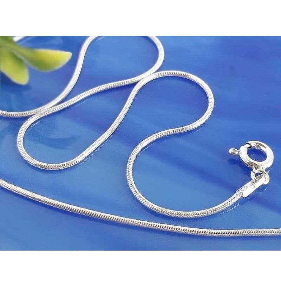 Silberschmuck echt silber | Schlangenkette 40 Cm - 100 Cm Silber 925 Ka37