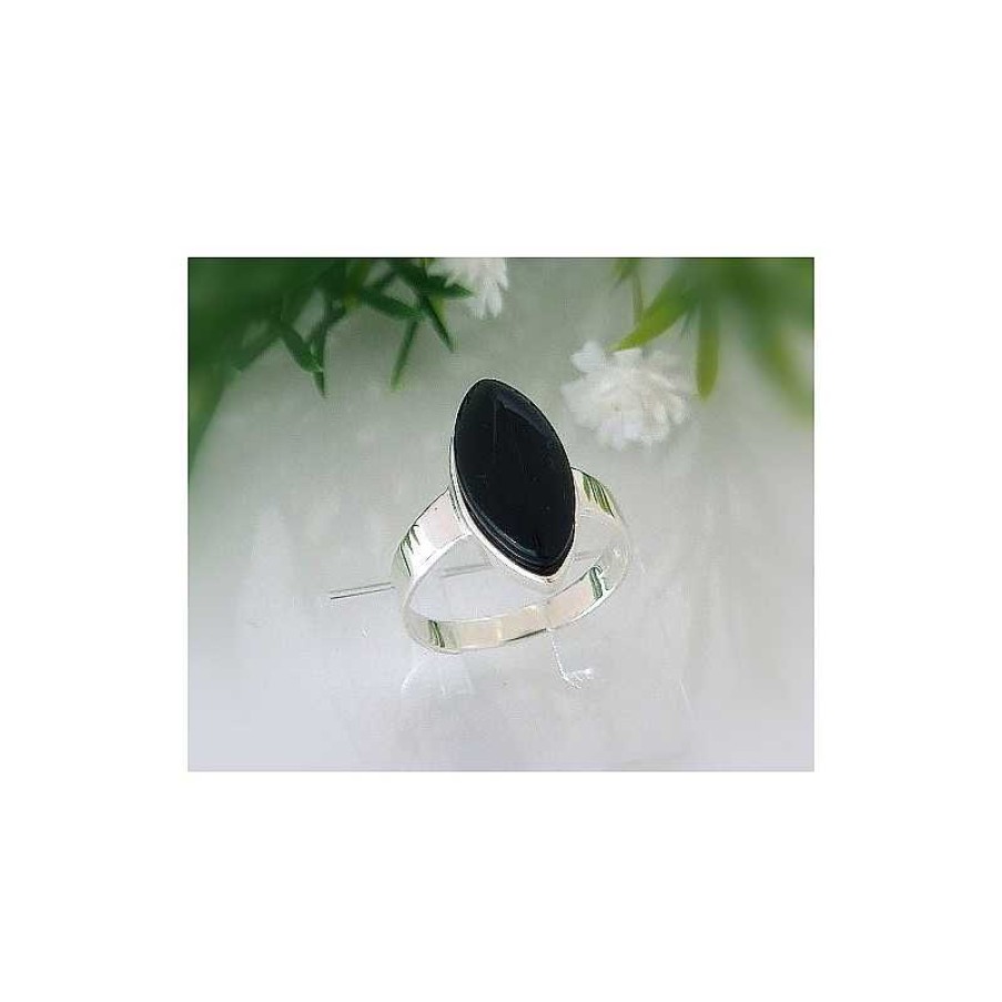 Silberschmuck echt silber | Onyx Ring Silber 925 Onyxschmuck Sr54