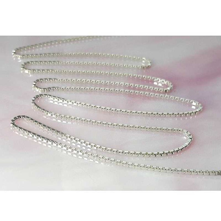 Silberschmuck echt silber | Venezianerkette Silber 42 Cm - 55 Cm Silber 925 Ka222