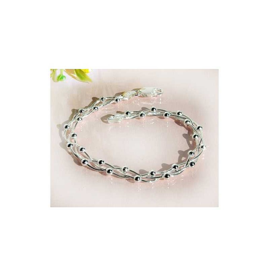 Silberschmuck echt silber | Armband Silber 18,5 Cm Silber 925 (Sg70)