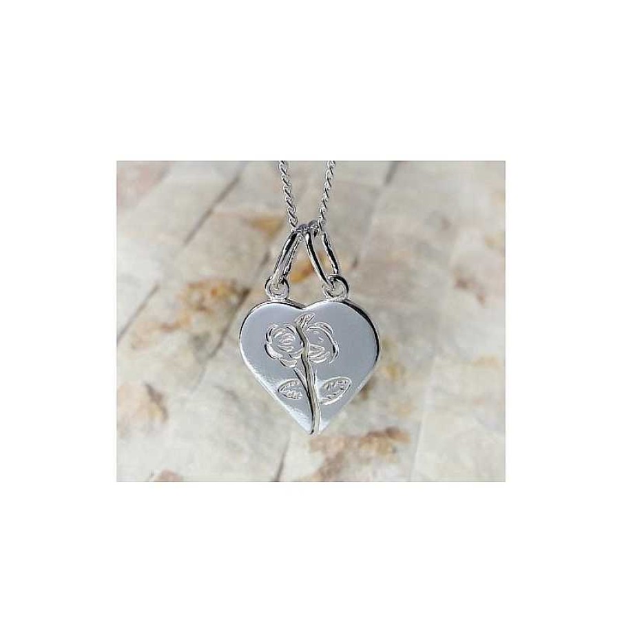 Silberschmuck echt silber | Herz Freundschaft Anh Nger Silber 925 Su244