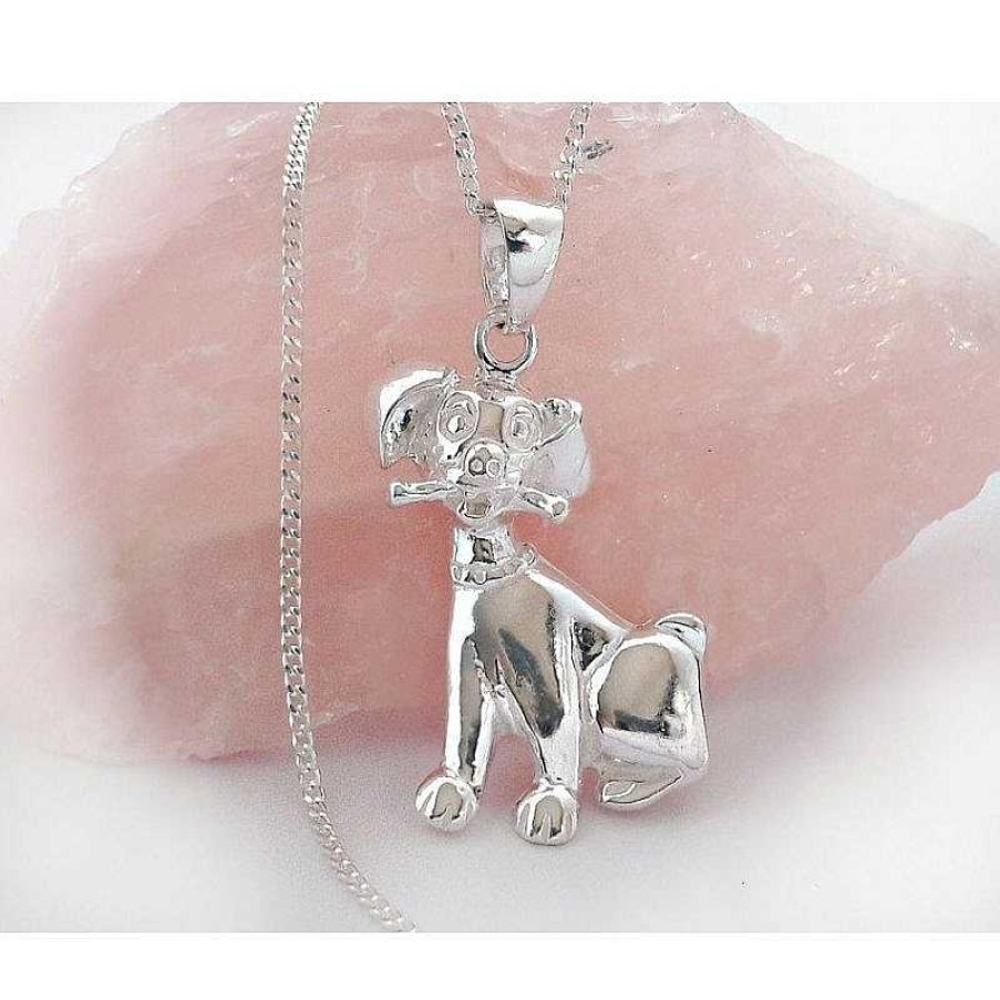 Silberschmuck echt silber | Hund Anh Nger Silber 925 Su366