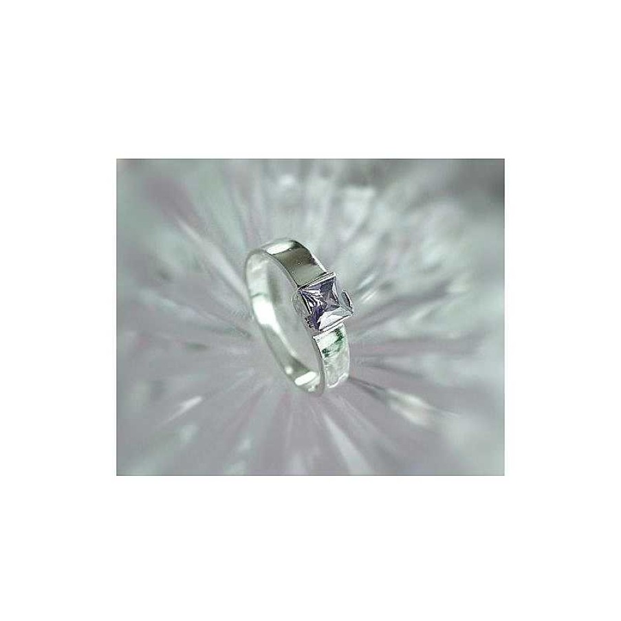 Silberschmuck echt silber | Damen Ring Silber 925 Silberschmuck Zirkonia Lila Ss31