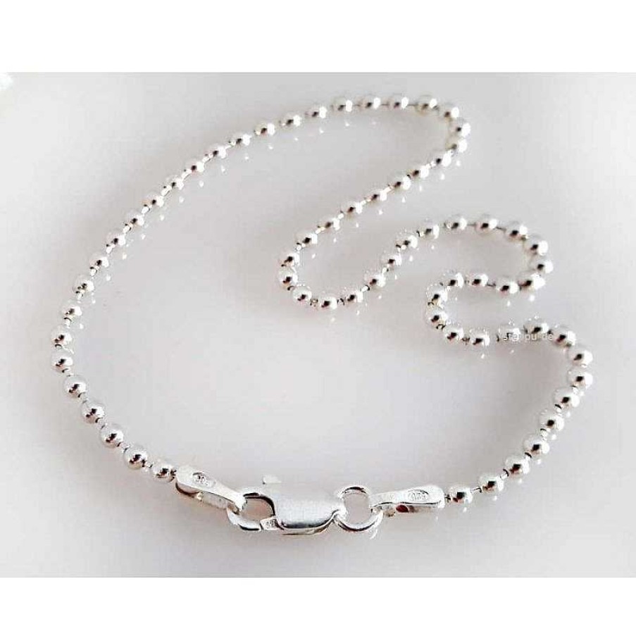 Silberschmuck echt silber | Kugel Armband Silber 925 Sterlingsilber Sg155