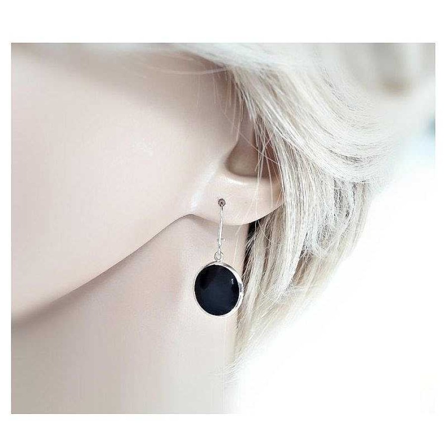 Silberschmuck echt silber | Onyx Ohrh Nger Silber 925 Silberschmuck Se166