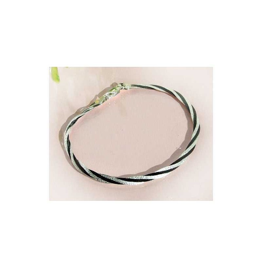 Silberschmuck echt silber | Armband Silber Geflochten 18,5 Cm Silber 925 Sg72