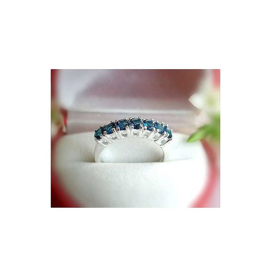 Silberschmuck echt silber | Damen Ring Silber 925 Silberschmuck Zirkonia Blau Ss19