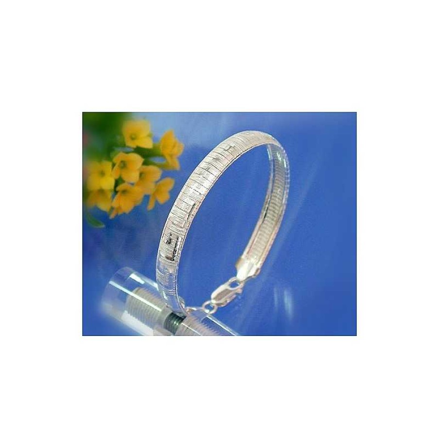 Silberschmuck echt silber | Damen Silber Armband 18 Cm Silber 925 Kb05