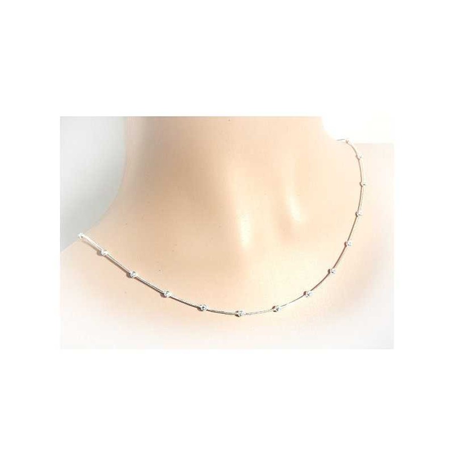 Silberschmuck echt silber | Damenkette 45 Cm Silber-925 (Kc118)