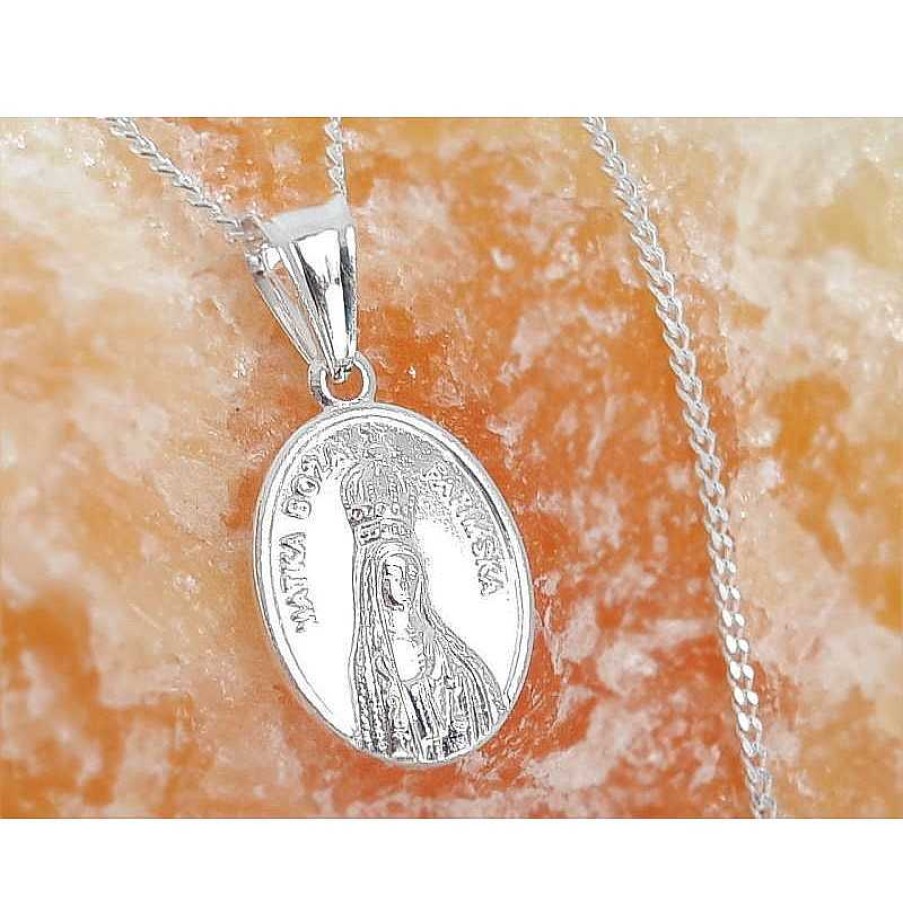 Silberschmuck echt silber | Devotionalien -Medaille Heilige Maria Madonna Silber 925 Su353