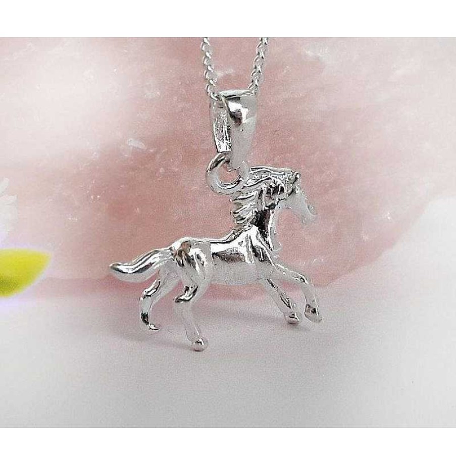 Kinderschmuck echt silber | Silber Anh Nger Pferd Silber 925 Pferdanh Nger Figur Su372