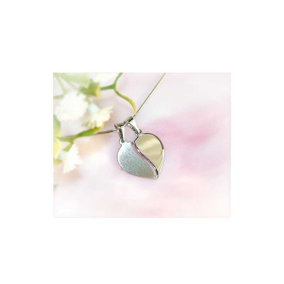 Silberschmuck echt silber | Partnerherz Anh Nger Silber 925 Su04