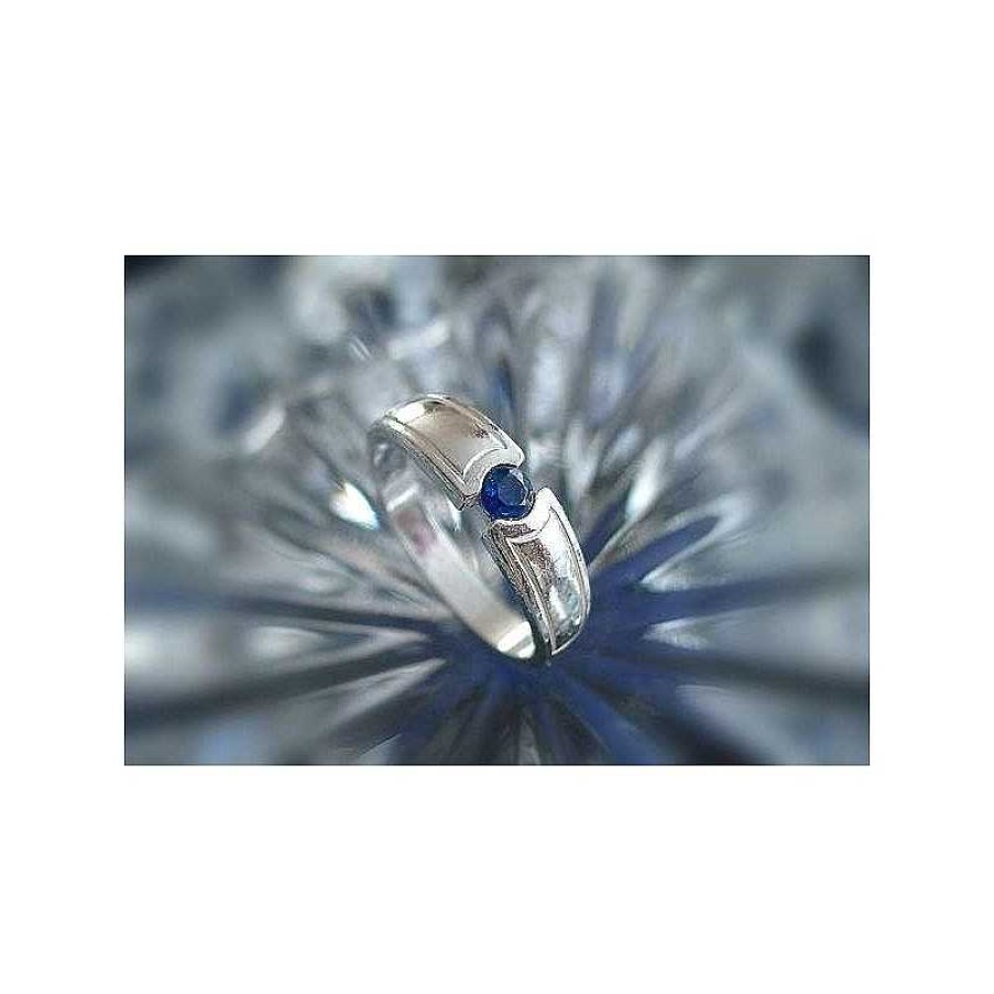 Silberschmuck echt silber | Ring Silber 925 Silberschmuck Blau Vi