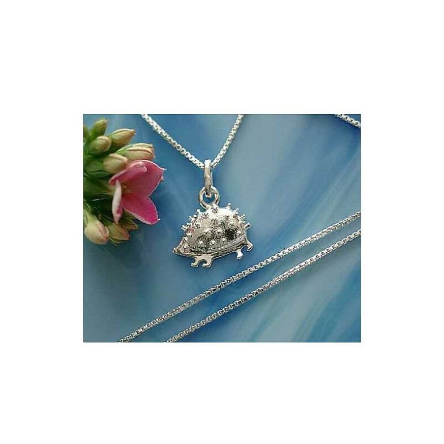 Kinderschmuck echt silber | Silberschmuck - Anh Nger Igel Silber 925 (Ty)