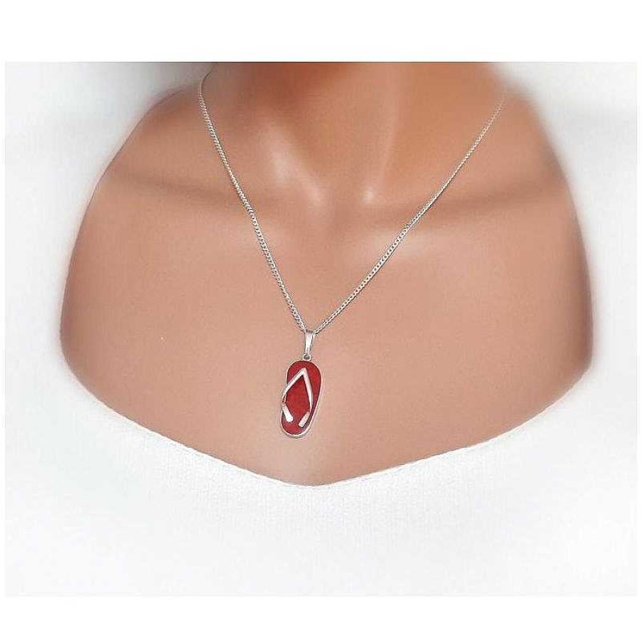 Silberschmuck echt silber | Anh Nger Schuh Rote Koralle Silber 925 Kl259