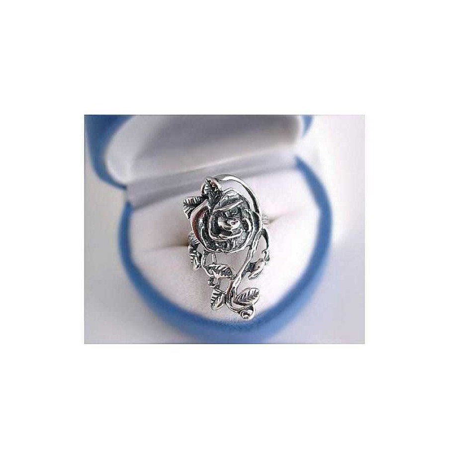 Silberschmuck echt silber | Damen Ring Rose Silber 925 Silberschmuck Sr01