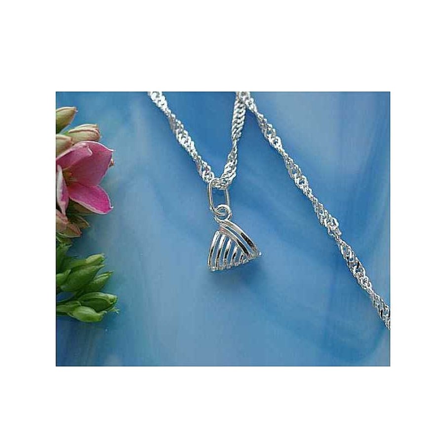 Silberschmuck echt silber | Damen Anh Nger Dreieck Silber 925 Su415