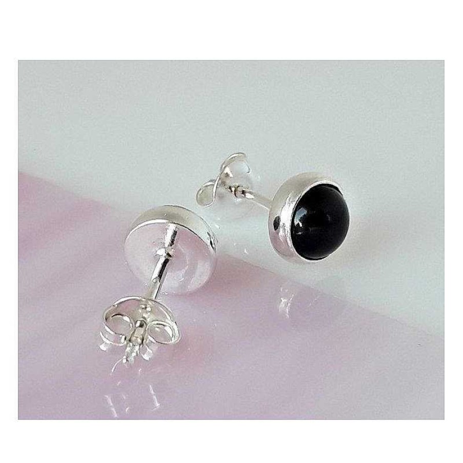 Silberschmuck echt silber | Onyx Ohrstecker Silber 925 Se151