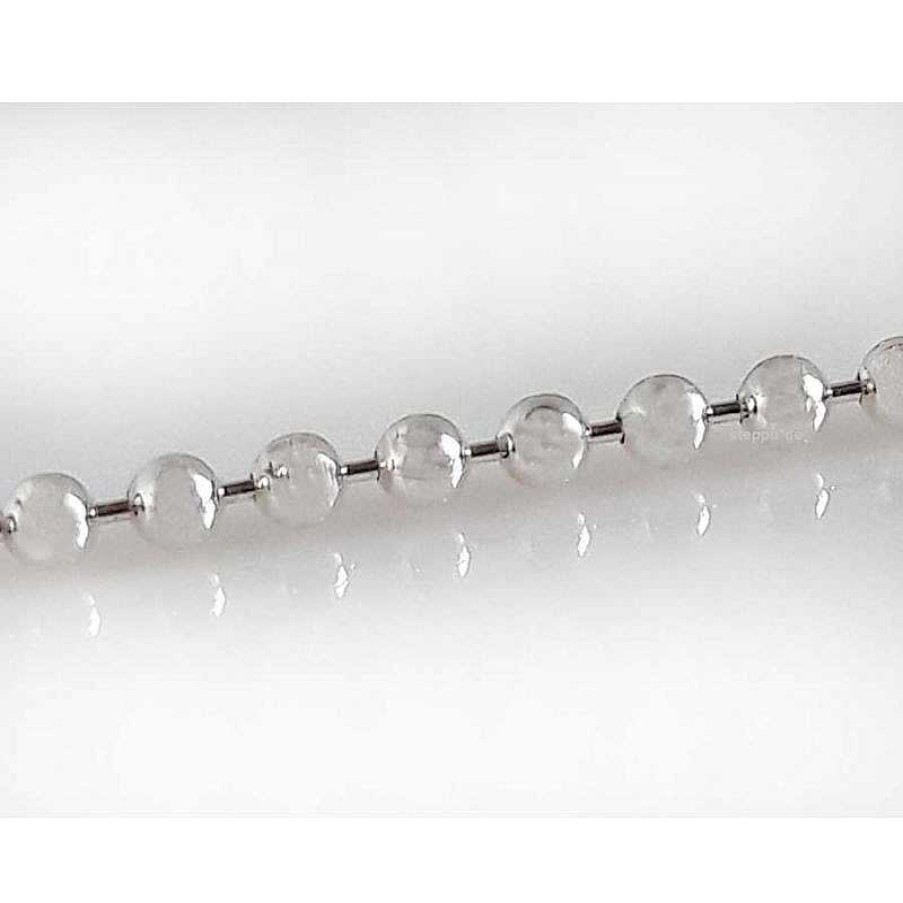 Silberschmuck echt silber | Kugel Kette Silber Silber 925 Sterlingsilber Ka136