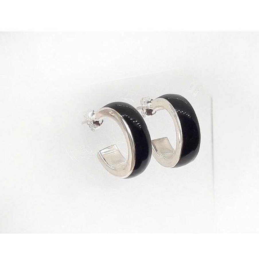 Silberschmuck echt silber | Ohrstecker Mit Onyx Silber 925 Se160