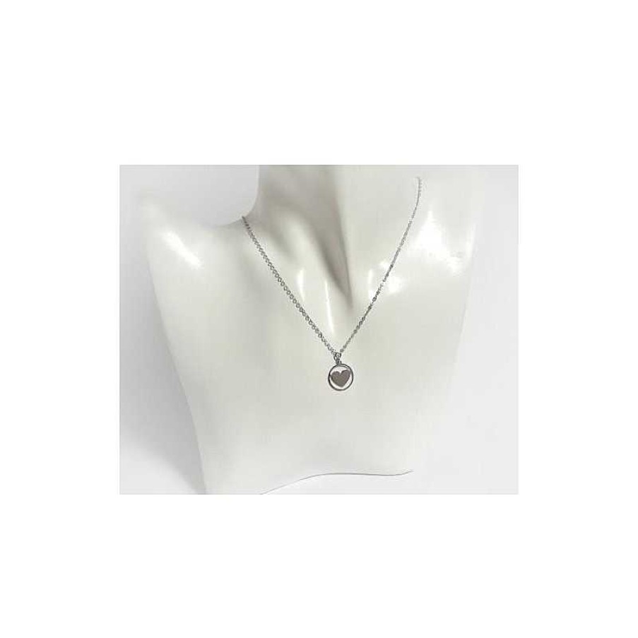 Silberschmuck echt silber | Silberschmuck - Damen Herz Collier Silber-925 (Sd102)