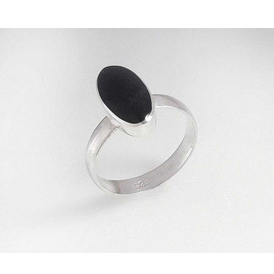 Silberschmuck echt silber | Onyx Ring Silber 925 Onyxschmuck Se164