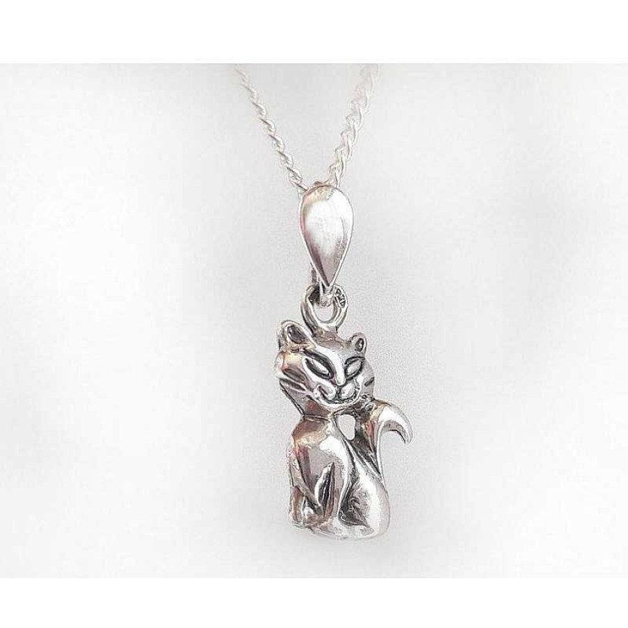 Silberschmuck echt silber | Katze Anh Nger Silber 925 Su379