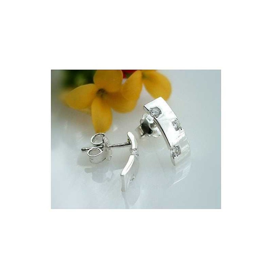 Silberschmuck echt silber | Ohrstecker Silber-925 (Sb73)