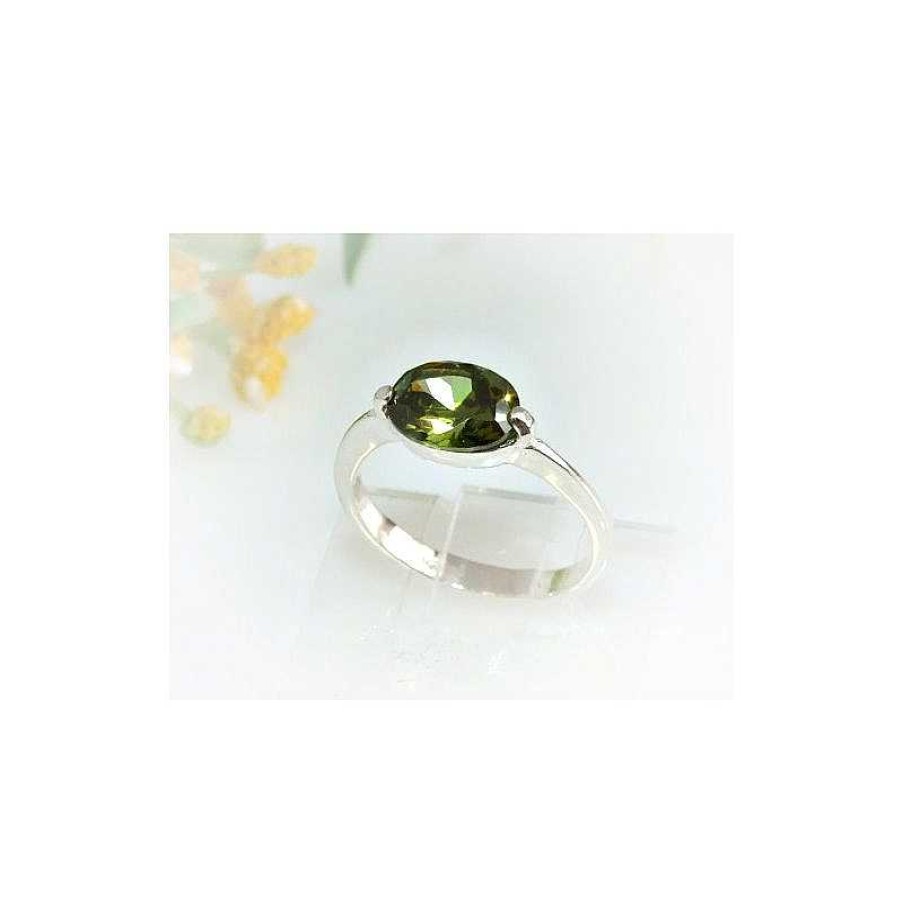 Silberschmuck echt silber | Damen Ring Silber 925 Silberschmuck Olivengr N Ss94