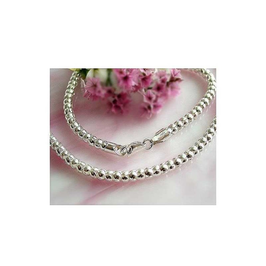 Silberschmuck echt silber | Kette Silber 925 Halskette Collier 42 Cm - 45 Cm Sterlingsilber (Kf27)