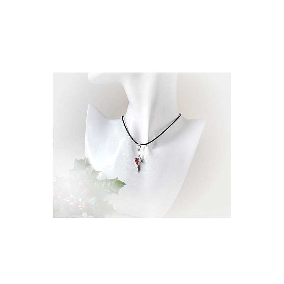 Silberschmuck echt silber | Silberschmuck - Anh Nger M. Koralle Silber-925 (Kl64)