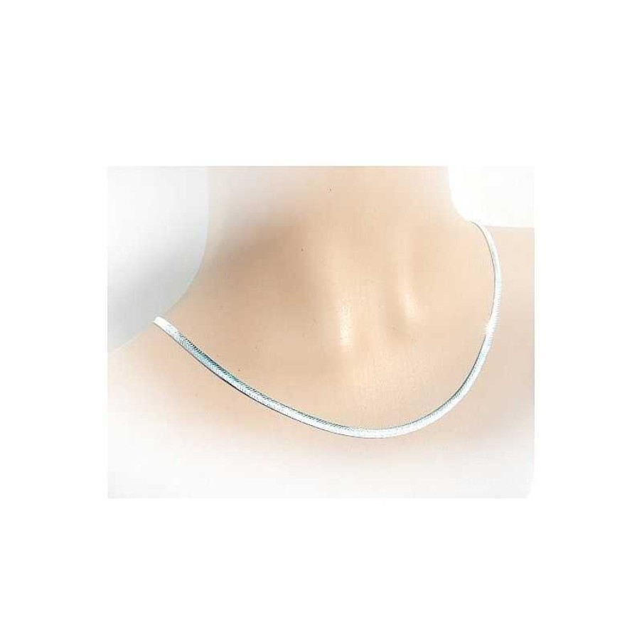 Silberschmuck echt silber | Silberschmuck - Designer-Collier 45Cm Silber-925 Kc121