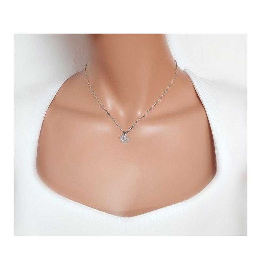 Silberschmuck echt silber | Collier Silber 925 Baby F E Silberschmuck Sd210