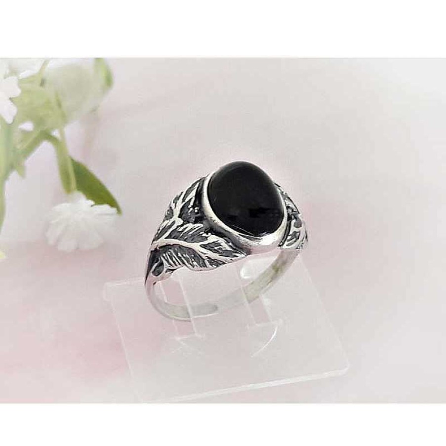 Silberschmuck echt silber | Onyxschmuck - Onyx Ring Silber-925 (Se123)