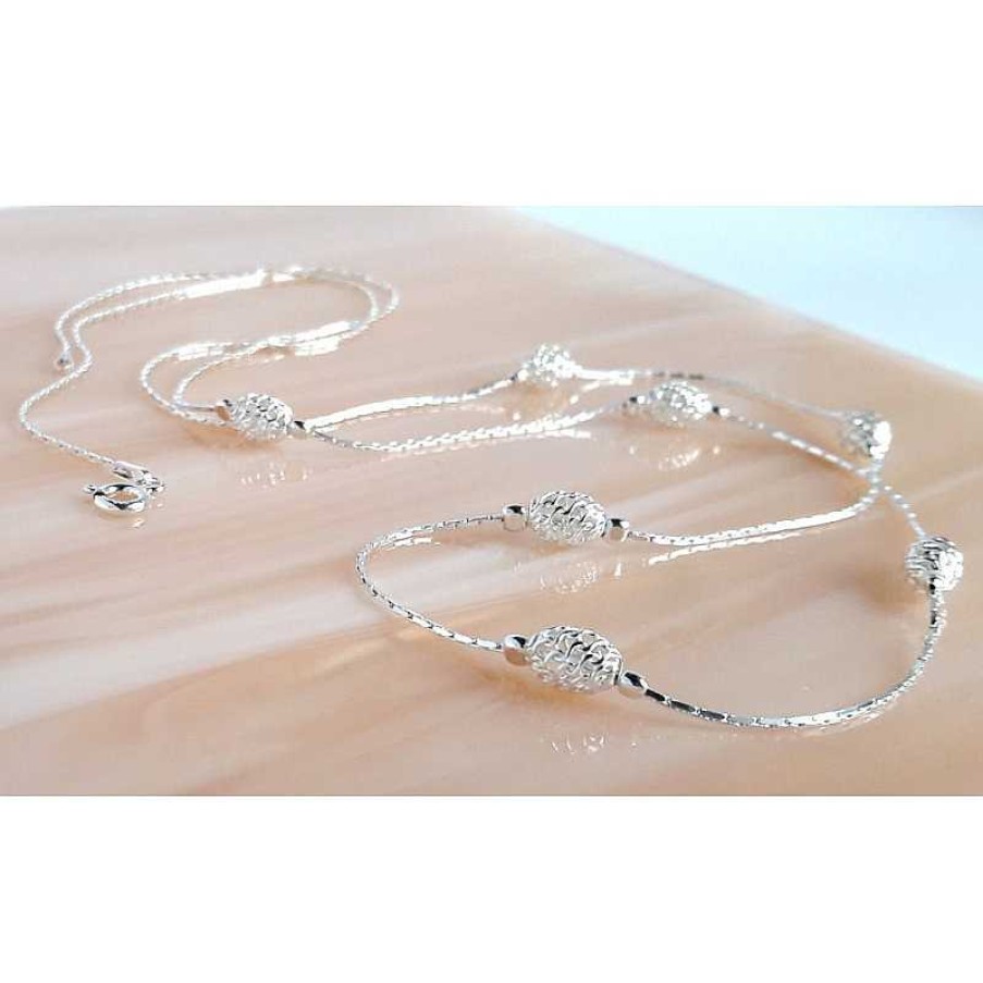 Silberschmuck echt silber | Silberschmuck - Collier 70 Cm Silber-925 Sd128