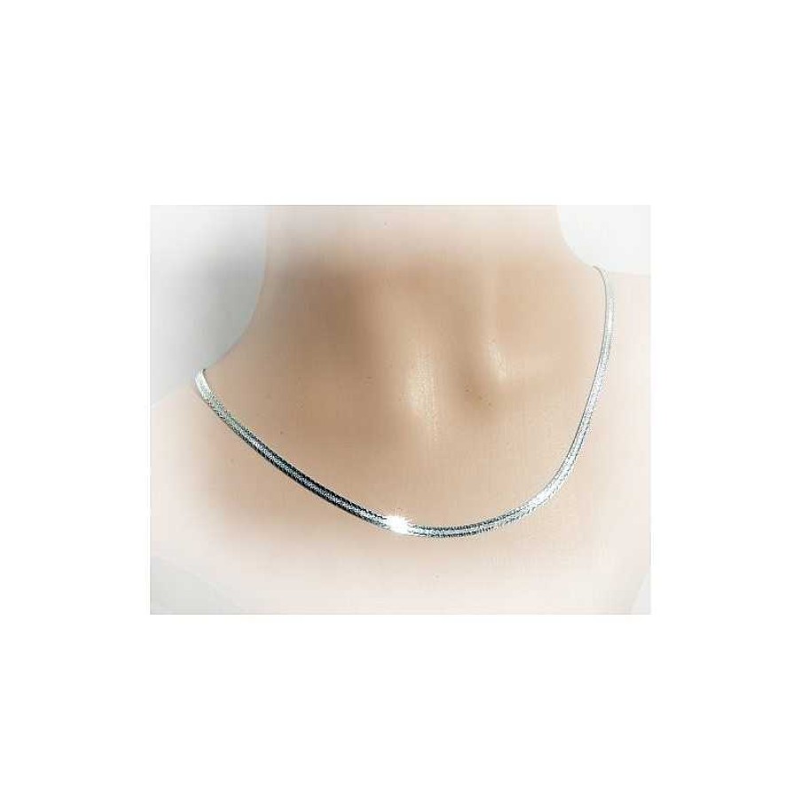 Silberschmuck echt silber | Collier Silber 45Cm Silber-925 Silberschmuck Kc110