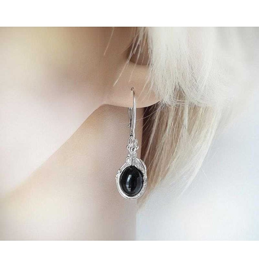 Silberschmuck echt silber | Onyx Ohrh Nger Silber 925 Se19