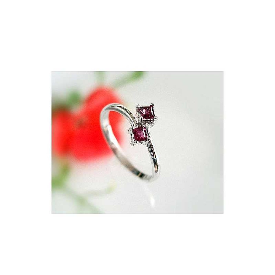 Silberschmuck echt silber | Damen Ring Silber 925 Silberschmuck Amethyst Lila Es48