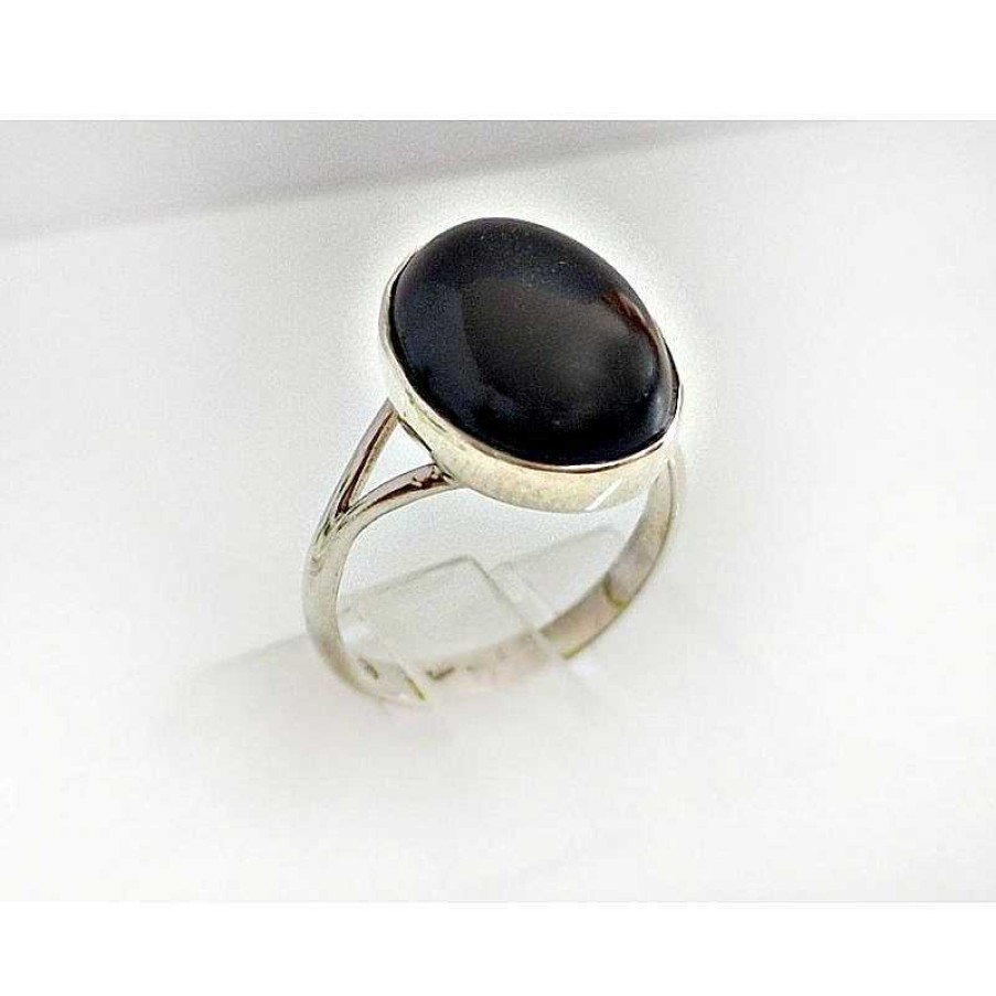 Silberschmuck echt silber | Onyx Ring Silber 925 Onyxschmuck Se176