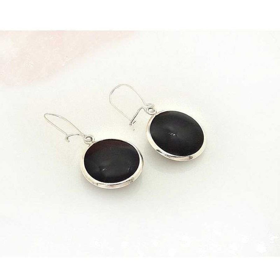 Silberschmuck echt silber | Onyx Ohrh Nger Silber 925 Silberschmuck Se166